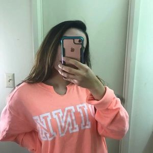 Pink Victoria secret crew neck